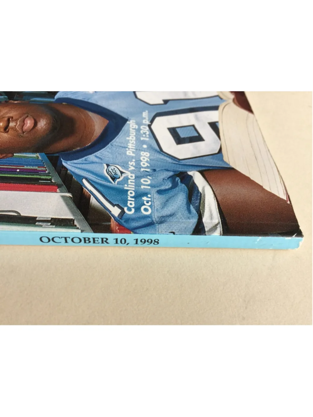1998 CAROLINA, Football Magazine, UNC Tar Heels, Carolina VS Pittsburgh